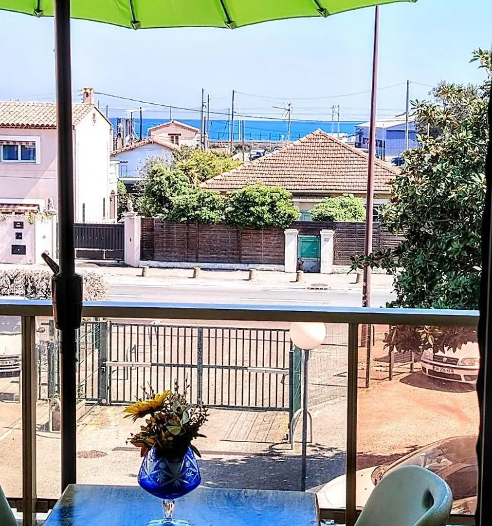 Studio Cosy Balcon Apercu Mer Antibes